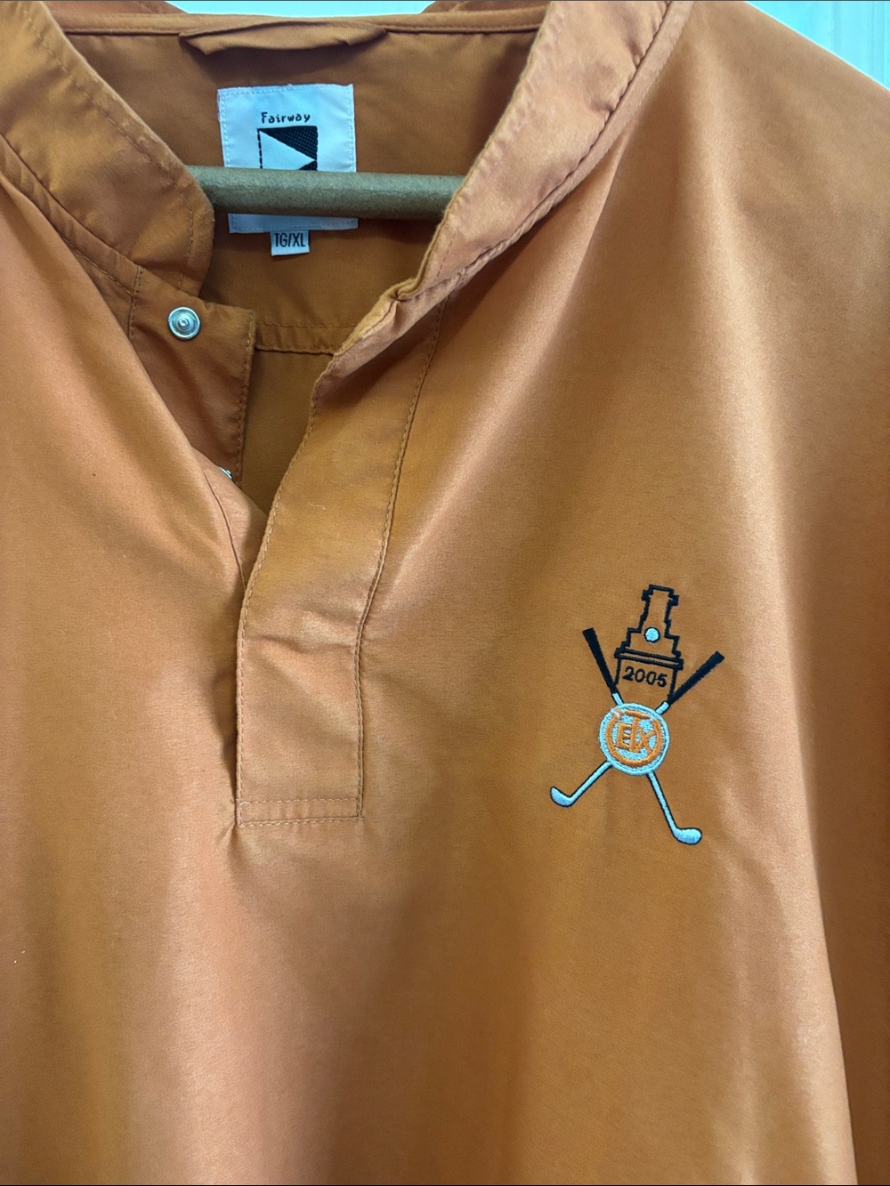 Men's Golf Shirt - University of Texas Longhorns Texas Exes Burnt Orange 2005